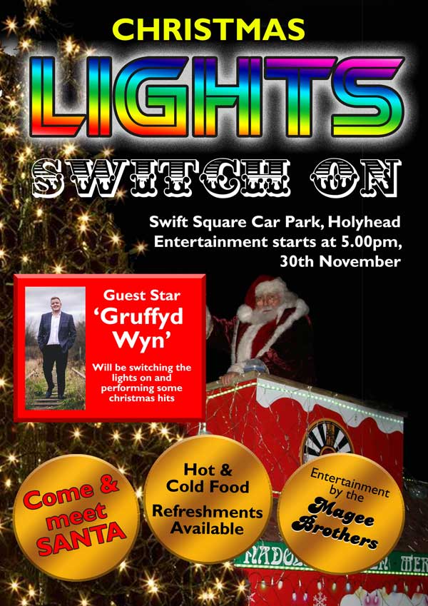 holyhead lights switch on 600